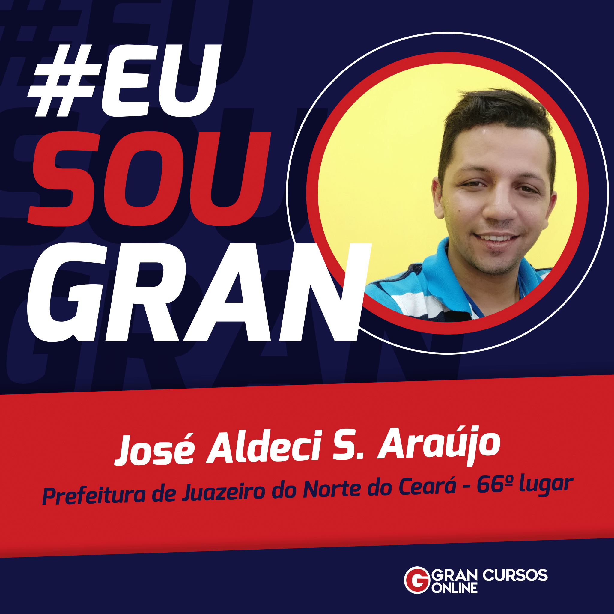 Conheça a história do aprovado José Aldeci!