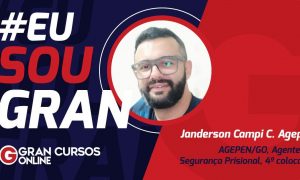 Vontade de mudar de área fez Janderson passar em 4º na Agepen GO!