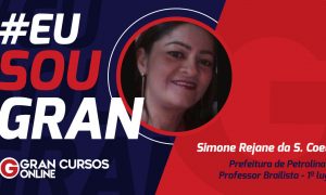 Conheça Simone Coelho! Aprovada em 1º lugar como professora!