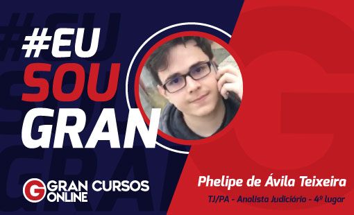 Phelipe Teixeira aprovado como Analista Judiciário no concurso TJ PA