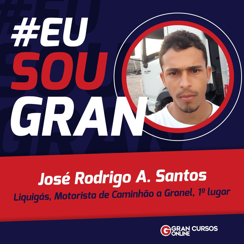 José Rodrigo com 6 meses de estudos foi aprovado no concurso Liquigás