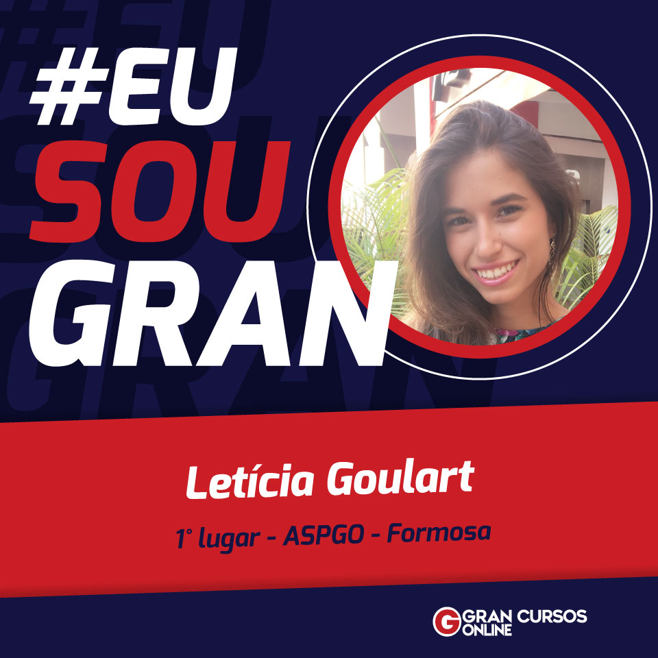 Letícia Goulart foi aprovada em 1º lugar na Agepen GO! Confira sua história!