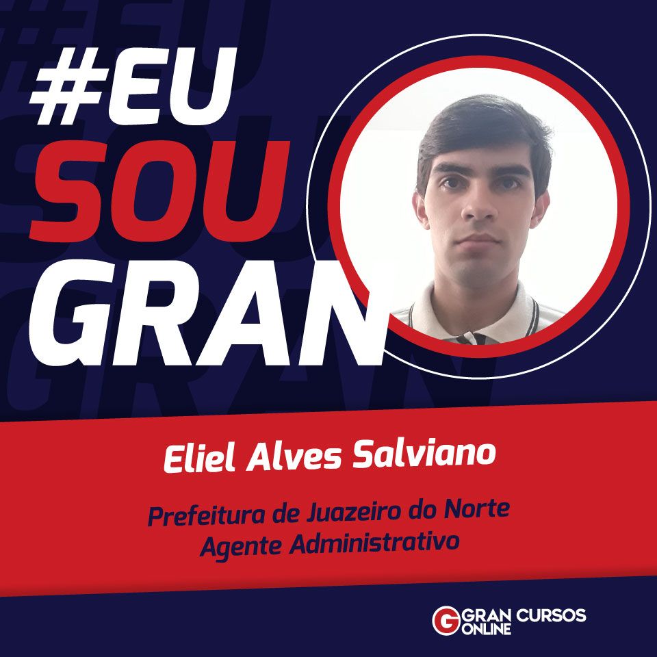 Eliel Salviano aprovado no concurso Prefeitura de Juazeiro do Norte