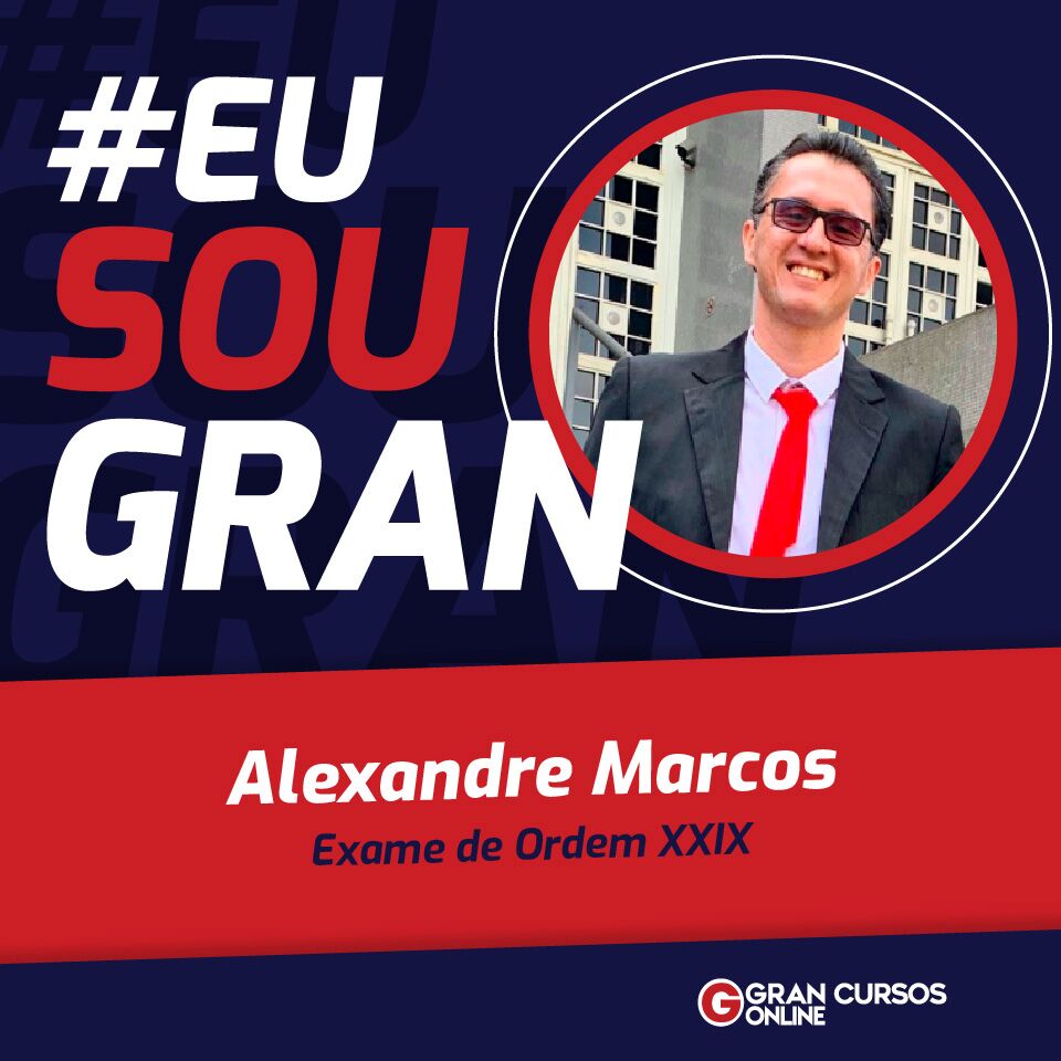 Conheça a história de Alexandre Marcos, aprovado no Exame de Ordem