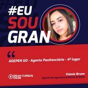 Resolução de questões e simulados levaram Kássia Bruna à ser aprovada no concurso Agepen GO!