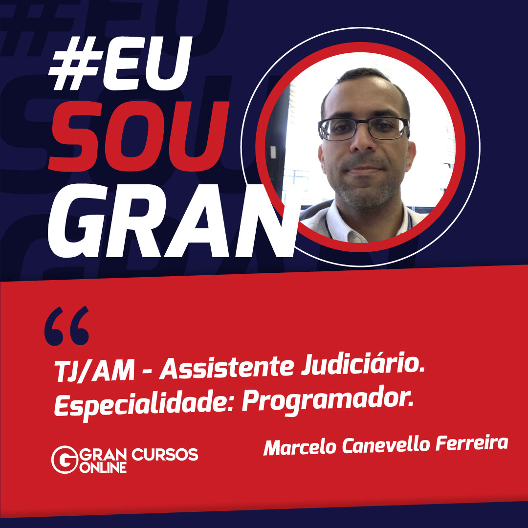 Marcelo Canevello já é concursado há 7 anos, mas não parou de estudar!