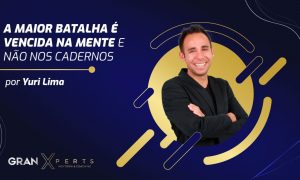 A maior batalha é vencida na mente e não nos cadernos