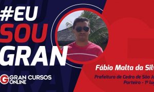Conheça a rotina de estudos de Fábio Silva, aprovado em 1º lugar no Concurso Prefeitura de Cedro SE