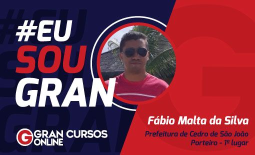 Conheça a rotina de estudos de Fábio Silva, aprovado em 1º lugar no Concurso Prefeitura de Cedro SE