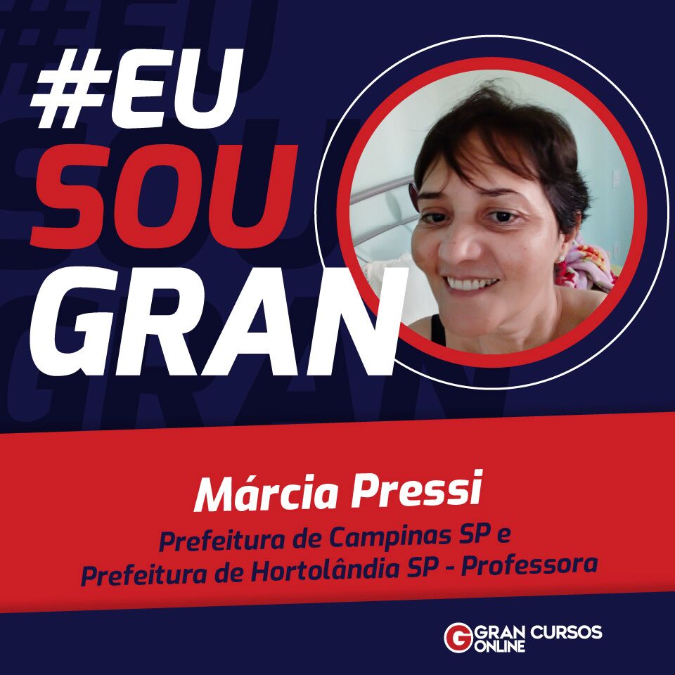 Conheça Márcia Pressi, aprovada em 2º lugar para Professora em Hortolândia!