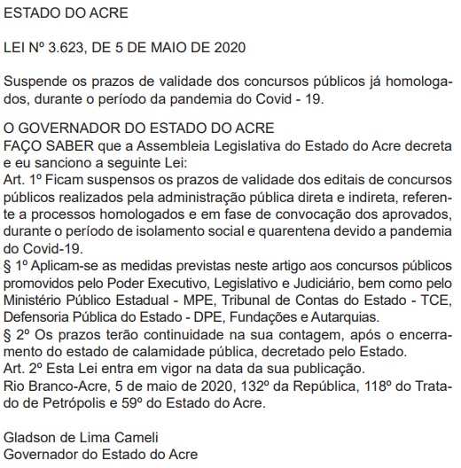 Aprovado projeto de lei para ampliar prazo de validade de concursos -  Portal do Estado do Rio Grande do Sul