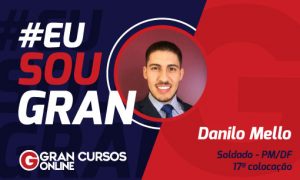 Com a Assinatura Ilimitada, Danilo foi aprovado na PMDF!