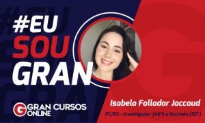 Aluna foi aprovada em dois cargos do concurso PC ES! Confira sua história!