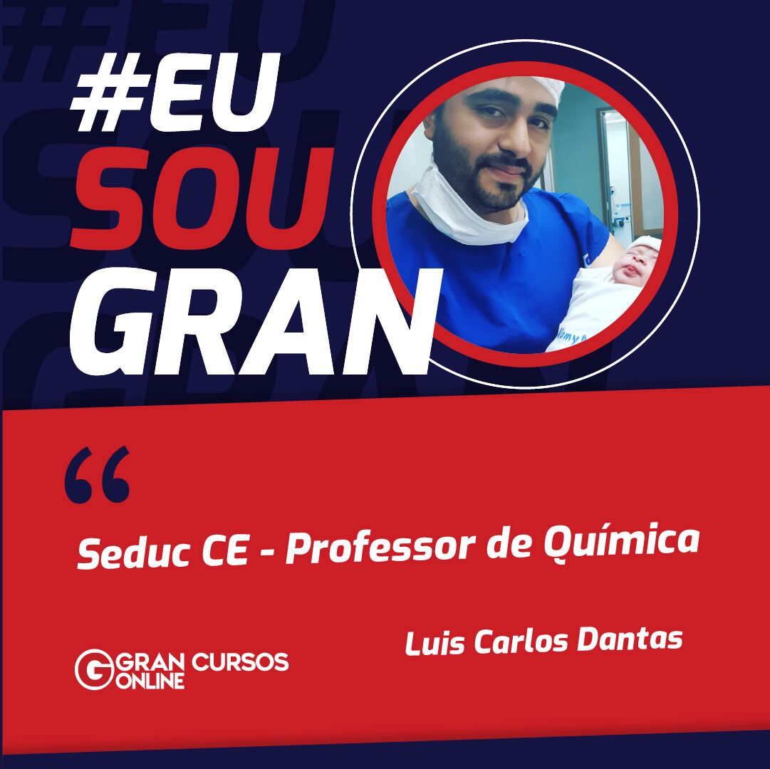 Conheça a história de Luis Carlos Dantas, aprovado na Seduc CE