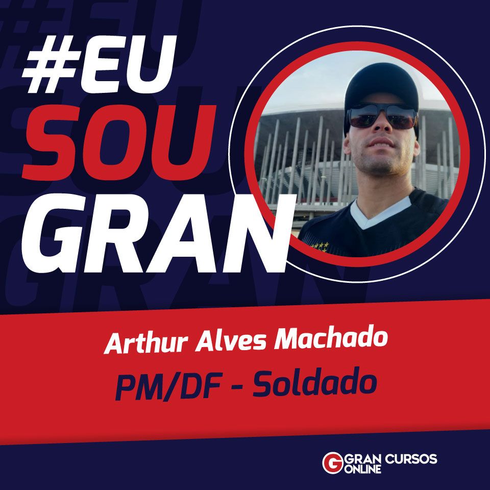 Saiba o que levou Arthur Machado a estudar e passar no concurso PMDF!