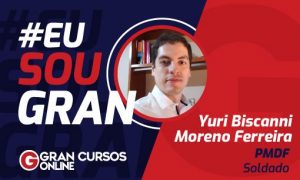 Yuri Biscanni estudou por dois anos e conquistou a aprovação no concurso PMDF