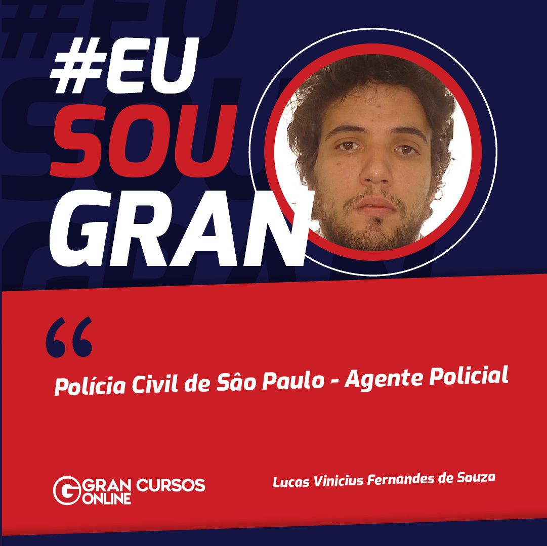 Lucas Thadeo conquistou seu sonho: ser aprovado na PC SP!