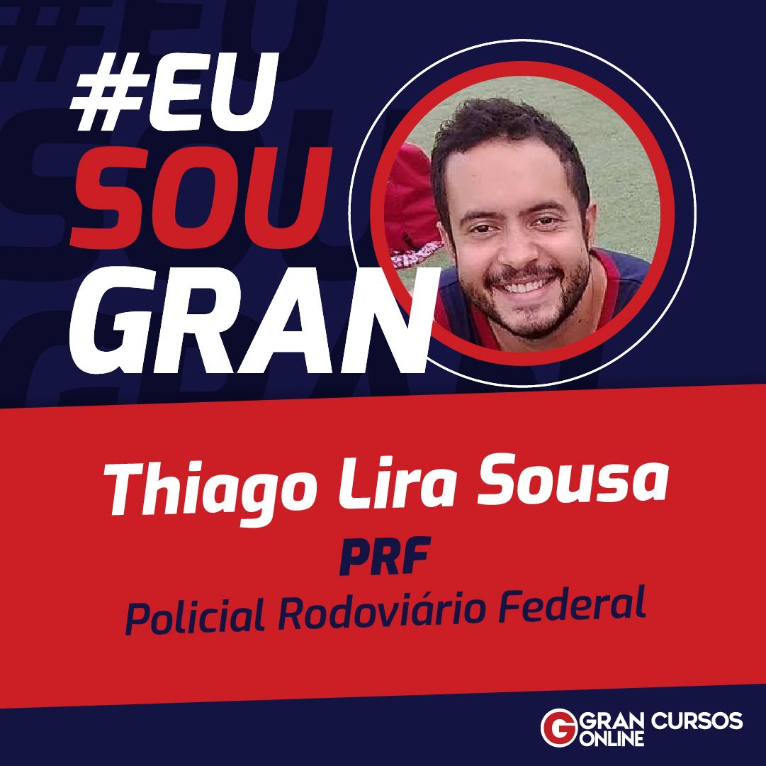 Como Thiago Lira otimizou seu tempo para ser aprovado na PRF