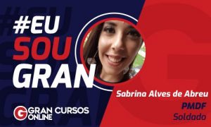 “Determinação, organização e revisão tudo que você precisa pra sua aprovação,” diz aprovada no concurso PMDF