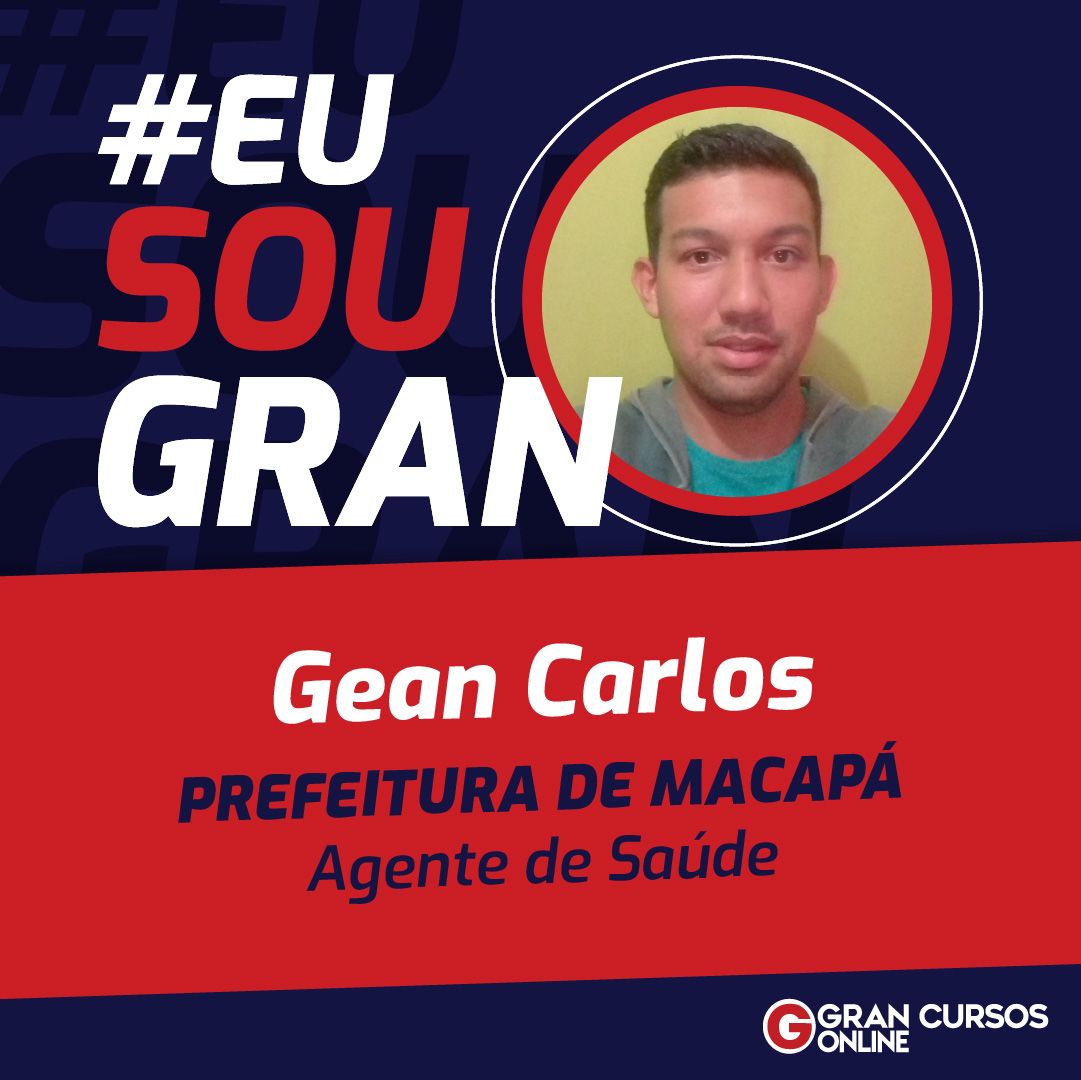 Saiba como Gean Carlos foi aprovado na Prefeitura de Macapá