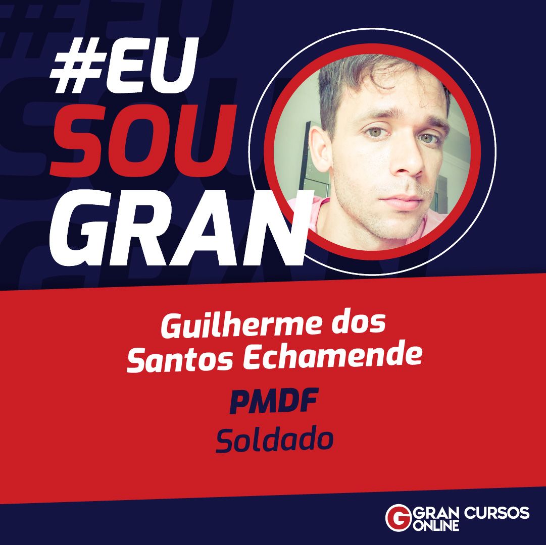 Conheça a história de Guilherme dos Santos, aprovado na PMDF