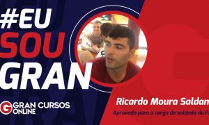 Concurso PM DF: “Sempre sonhei em ser policial”, diz Ricardo Saldanha