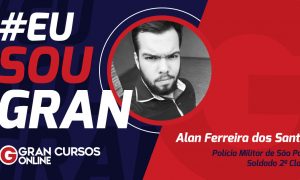 Confira a brilhante história de Alan Santos aprovado no Concurso PM SP