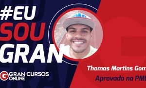 Thomas Gomes dedicou-se por 6 meses para o concurso da PMDF