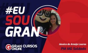 Jéssica Loures foi aprovada no concurso PM MG