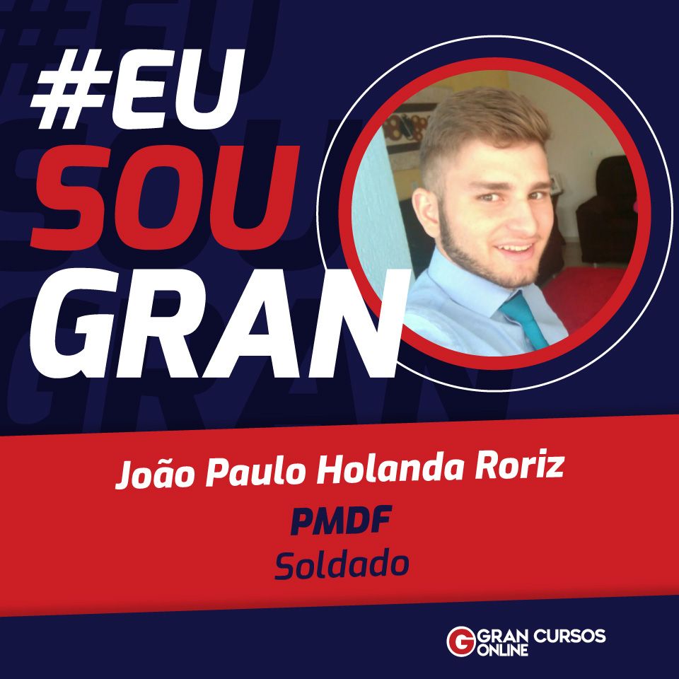 Pediu demissão, se dedicou aos estudos e foi aprovado no concurso da PMDF