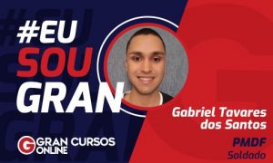 Inspire-se com a história do Gabriel Tavares, aprovado no concurso PMDF