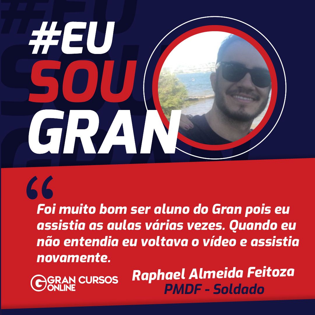 Conheça Raphael Feitoza e como ele foi aprovado na PMDF!
