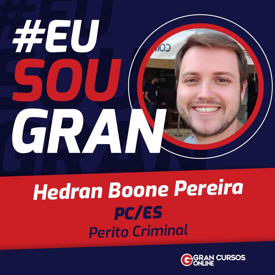 De estudante universitário a Perito Criminal da PC ES