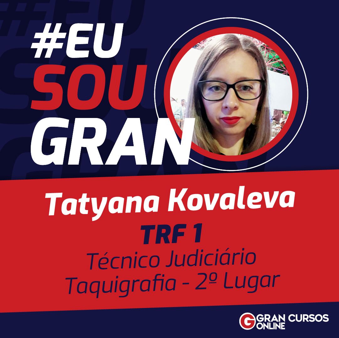 Brasileira naturalizada, Tatyana Kovaleva foi aprovada no TRF 1