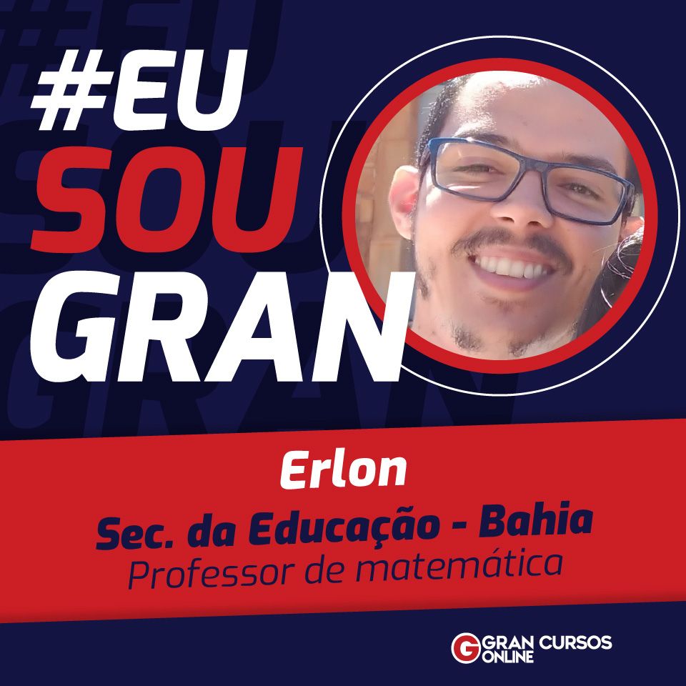 Erlon conquistou a aprovação no concurso SEC BA