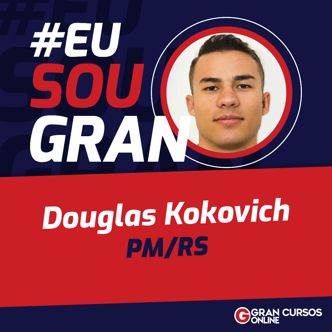Douglas Kokovich conquistou a aprovação no concurso da PM RS