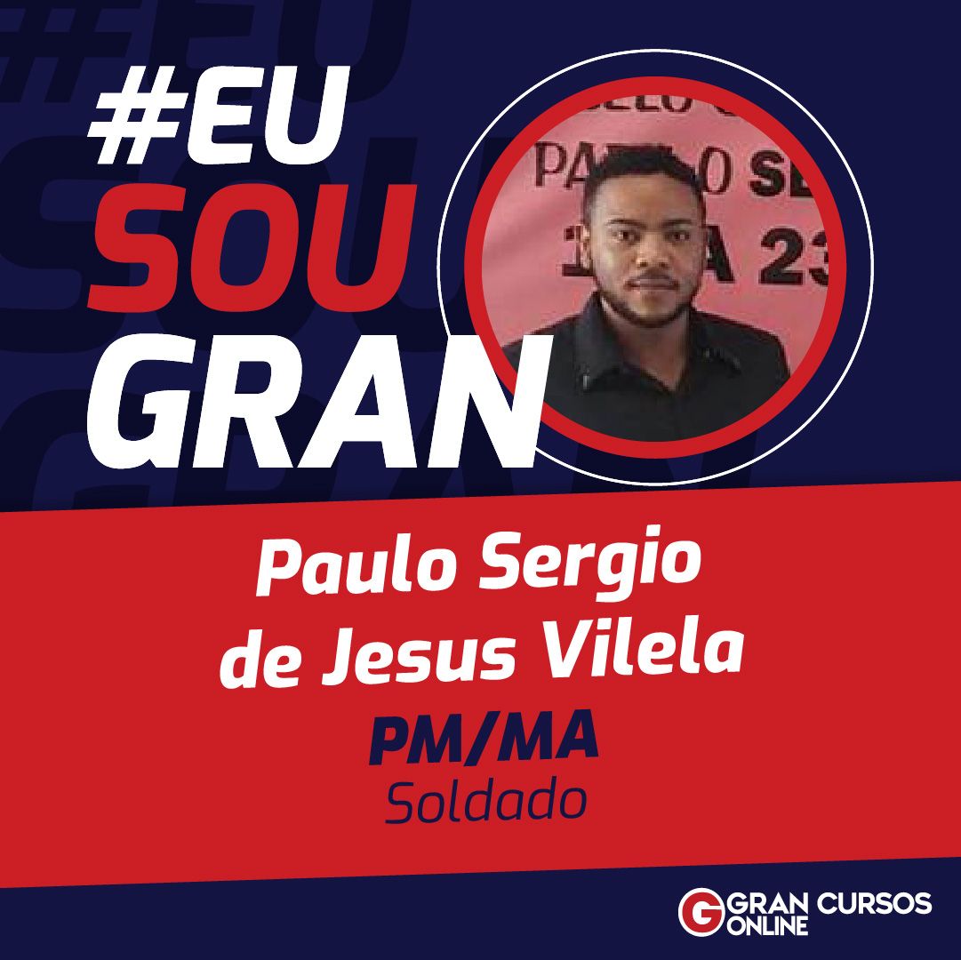 Com quatro meses de estudos, Paulo Sérgio conquistou a aprovação no concurso PM MA