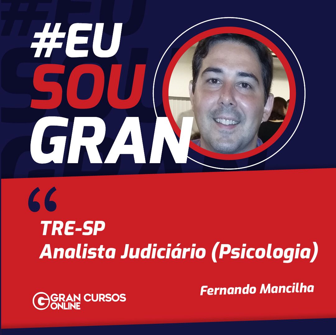 Fernando estudava de madrugada para conseguir aprovação no TRE SP