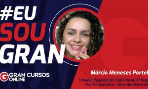 Márcia Portela conseguiu sua aprovação no concurso TRT 2