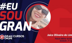 Com muita dedicação, Joice conseguiu o 2º lugar no concurso PM BA