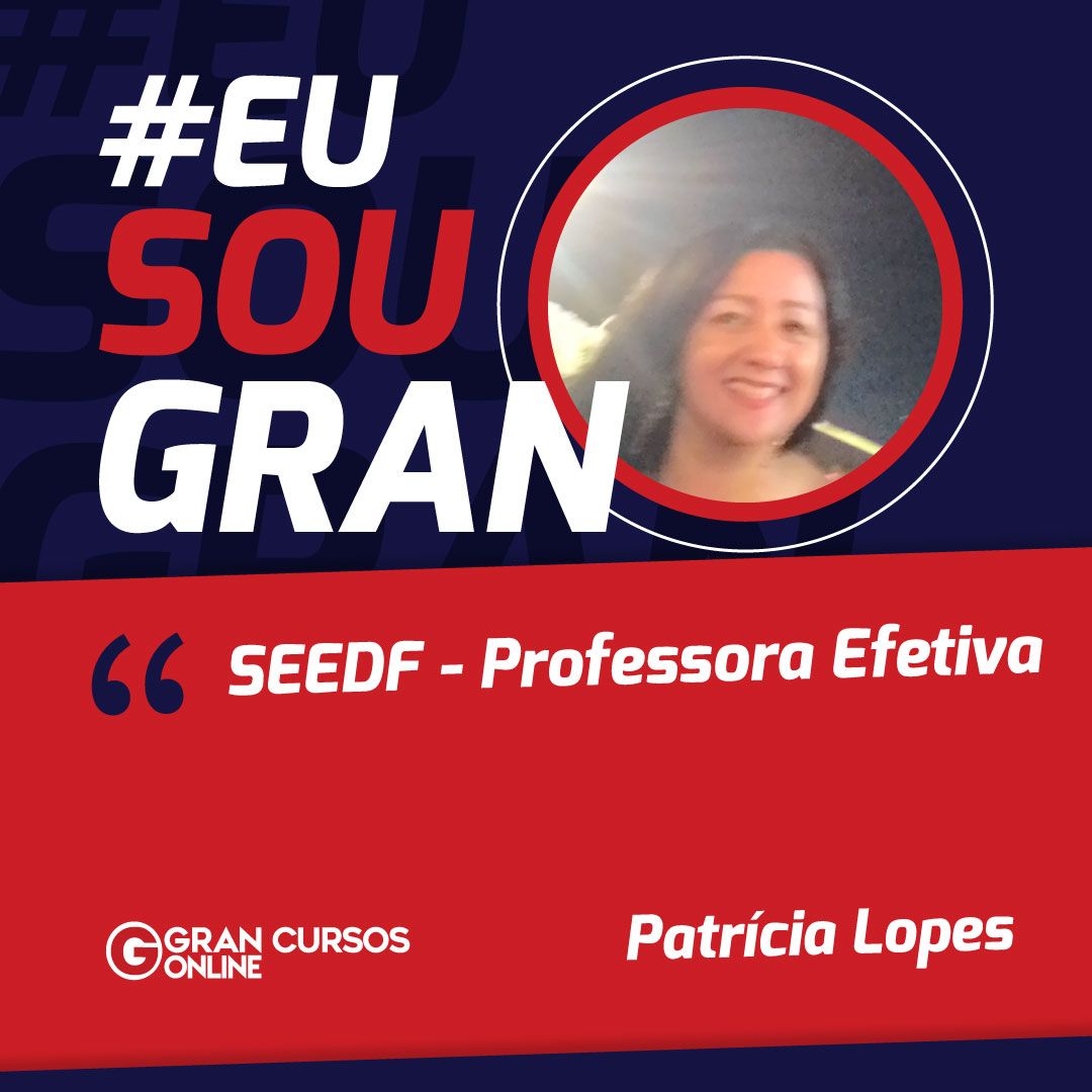 Patrícia Lopes superou o desemprego e foi aprovada na SEDF