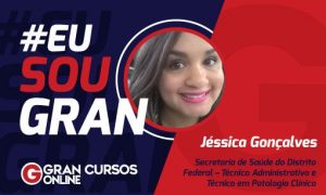 Jéssica Gonçalves foi aprovada em dois cargos no concurso SES DF