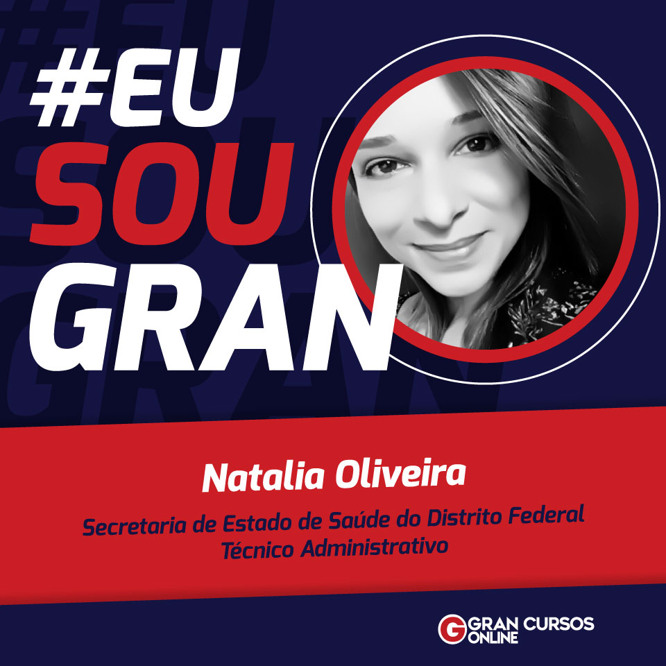 Confira a história de Natalia Oliveira, aprovada no concurso SES DF