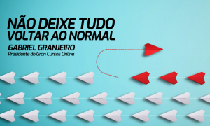 Não deixe tudo voltar ao normal