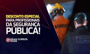 Desconto especial para profissionais da segurança pública. VEJA