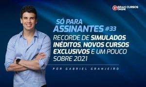 33ª carta aos assinantes: recorde de simulados inéditos, novos cursos exclusivos e um pouco sobre 2021