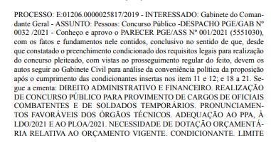 Concurso PM AL tem aval da PGE para realização.