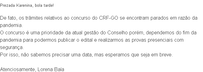 concurso CRF GO