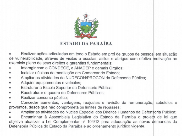 Concurso DPE PB Defensor: meta sobre a realização de um novo concurso em 2021.