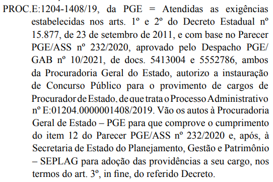 Concurso PGE AL Procurador: autorização publicada no Diário Oficial